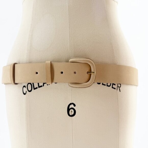 Ryan Roche Suede Belt Neutral Sz L - Picture 7 of 8